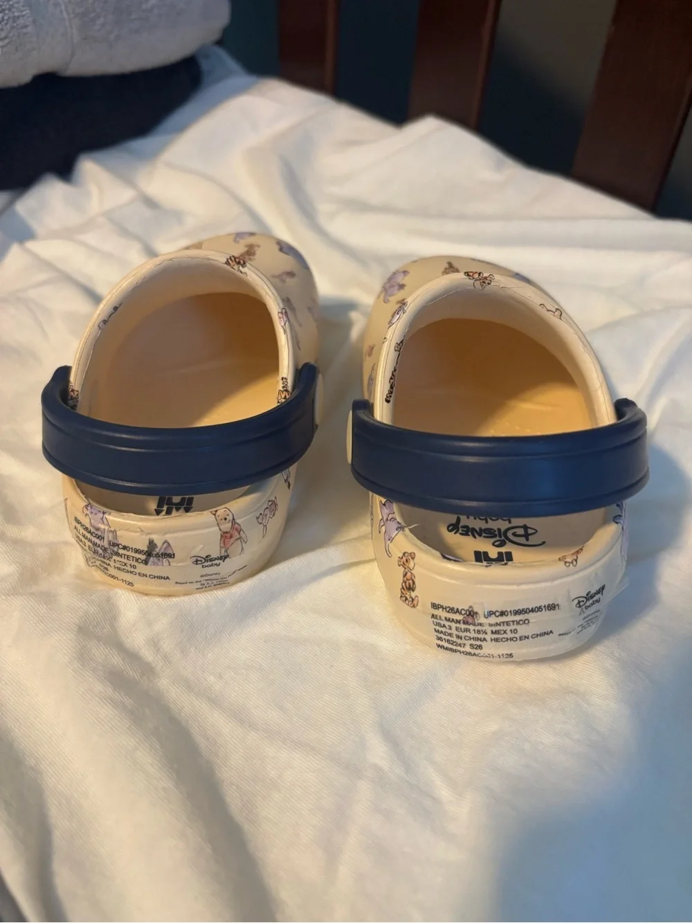 Baby whinnie the poo “crocs”